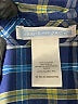 Janie and Jack 100% Cotton Plaid Blue Long Sleeve Button-Down Shirt Size 18-24 mo - photo 3