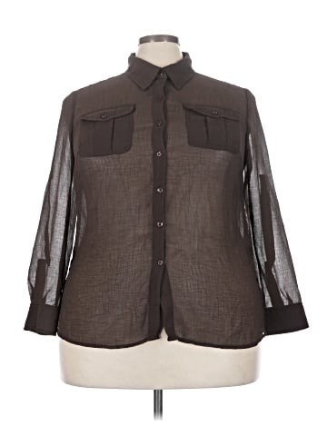 Evan Picone 3/4 Sleeve Blouse (view 1)
