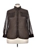 Evan Picone Brown 3/4 Sleeve Blouse Size 2X - photo 1