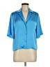 Wilfred 100% Polyester Blue Short Sleeve Blouse Size M - photo 1