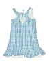 Florence Eiseman 100% Cotton Checkered-gingham Blue Dress Size 7 - photo 2