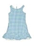 Florence Eiseman 100% Cotton Checkered-gingham Blue Dress Size 7 - photo 1