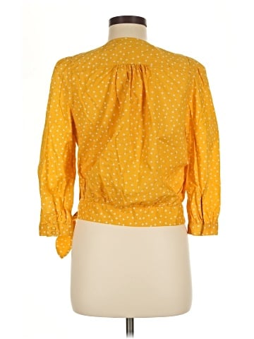 Madewell Wrap Top in Star Scatter (view 2)