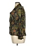 Pendleton 100% Silk Floral Green Long Sleeve Silk Top Size 16 (petite) - photo 5