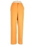 Paper Crane 100% Polyester Color Block Orange Casual Pants Size L - photo 1