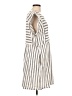 By Together Stripes Ivory Casual Dress Size L - photo 4