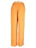 Paper Crane 100% Polyester Color Block Orange Casual Pants Size L - photo 2