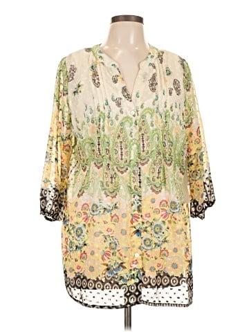 Figueroa & Flower 3/4 Sleeve Blouse (view 1)