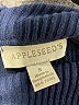 Appleseeds Blue Turtleneck Sweater Size S - photo 8