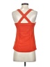 Deletta Orange Sleeveless Top Size S - photo 2