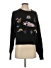 Wildfox 100% Cotton Graphic Black Pullover Sweater Size XS - photo 1