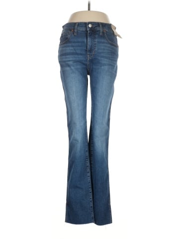 Madewell Mid-Rise Stovepipe Jeans in Harsdale Wash: Raw-Hem Edition (view 1)