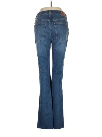 Madewell Mid-Rise Stovepipe Jeans in Harsdale Wash: Raw-Hem Edition (view 2)