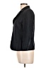 Ann Taylor 100% Silk Floral Blue Black Silk Blazer Size 10 - photo 5