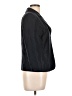 Ann Taylor 100% Silk Floral Blue Black Silk Blazer Size 10 - photo 4