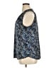 Banana Republic 100% Polyester Blue Sleeveless Blouse Size XL - photo 5