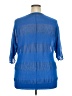 Grace Elements Blue 3/4 Sleeve Top Size 3X - photo 2