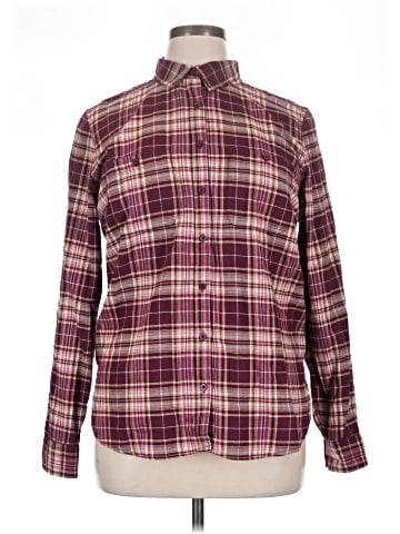 St. John's Bay Long Sleeve Button-Down Shirt (view 1)