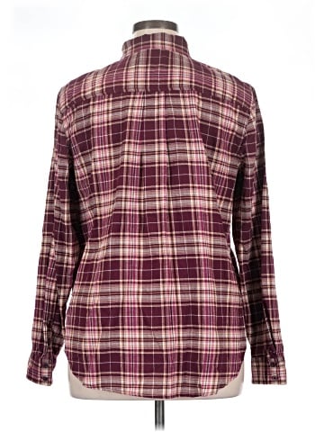St. John's Bay Long Sleeve Button-Down Shirt (view 2)