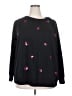 Lane Bryant Hearts Black Pullover Sweater Size 18 - 20 Plus - photo 1