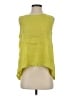Chaps 100% Linen Green Sleeveless Blouse Size S - photo 1