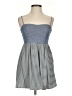 Mimi Chica 100% Polyester Stripes Gray Casual Dress Size S - photo 1