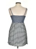 Mimi Chica 100% Polyester Stripes Gray Casual Dress Size S - photo 2