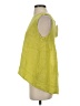 Chaps 100% Linen Green Sleeveless Blouse Size S - photo 5