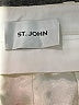 St. John Ivory Silk Pants Size 8 - photo 7