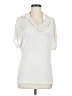 Halogen Ivory Short Sleeve Top Size M - photo 1