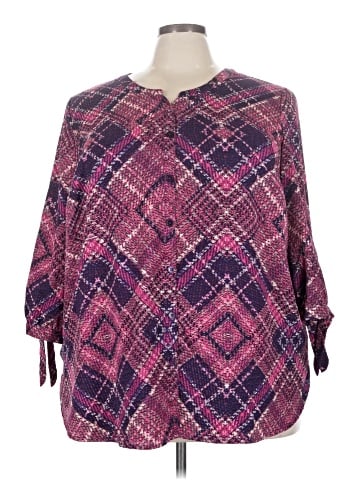 Catherines 3/4 Sleeve Blouse (view 1)
