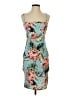 PrettyLittleThing Tropical Teal Cocktail Dress Size 4 - photo 1