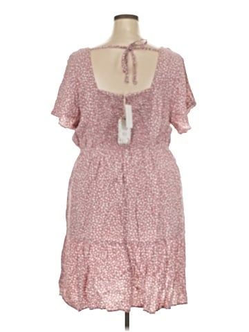 Pink Rose Casual Dress (view 2)