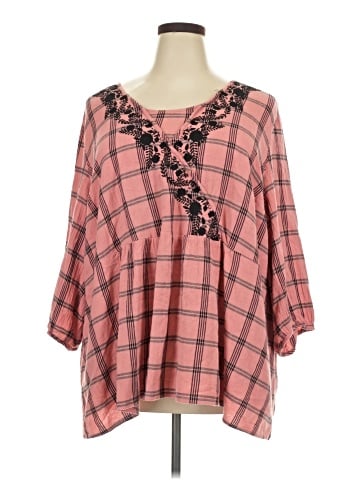 Catherines 3/4 Sleeve Blouse (view 1)