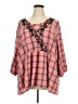 Catherines Pink 3/4 Sleeve Blouse Size 4X - photo 1