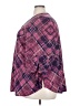 Catherines 100% Polyester Argyle Purple 3/4 Sleeve Blouse Size 2X - photo 5