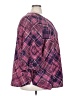 Catherines 100% Polyester Argyle Purple 3/4 Sleeve Blouse Size 2X - photo 4