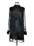 Paper Crane 100% Polyester Stars Black Cocktail Dress Size M - photo 1
