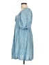 Sim & Sam 100% Rayon Blue Casual Dress Size L - photo 5