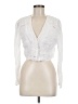 Express 100% Cotton White Long Sleeve Blouse Size M - photo 1