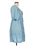 Sim & Sam 100% Rayon Blue Casual Dress Size L - photo 4
