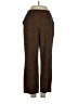 Ichi Animal Print Brown Casual Pants Size S - photo 1