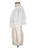 Express 100% Cotton White Long Sleeve Blouse Size M - photo 5