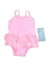 Old Navy Pink Two Piece Swimsuit Size 0-3 mo - photo 1