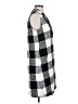 TCEC 100% Polyester Checkered-gingham Gray Ivory Casual Dress Size S - photo 4
