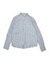 Crewcuts 100% Cotton Checkered-gingham Blue Long Sleeve Button-Down Shirt Size 12 - photo 1