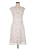 DressBarn Chevron-herringbone Ivory Casual Dress Size 6 - photo 1