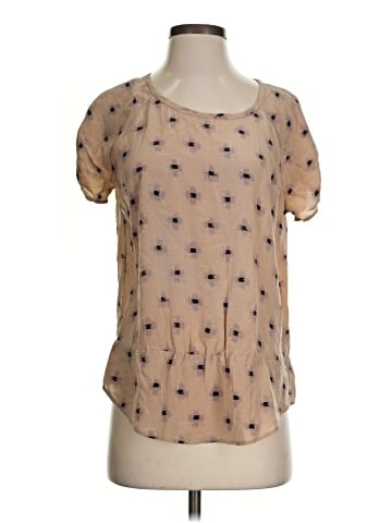 Joie Short Sleeve Silk Top (view 1)