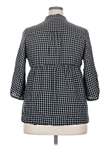 Isabel Maternity 3/4 Sleeve Button-Down Shirt (view 2)