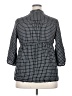 Isabel Maternity 100% Modal Houndstooth Black 3/4 Sleeve Button-Down Shirt Size XXL Maternity - photo 2